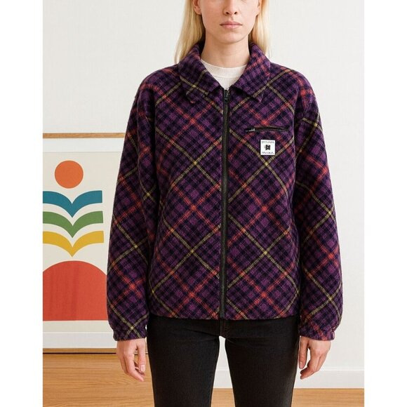 Teddy Fresh Fleece Plaid Zip Up Jacket - Picture 15 of 15